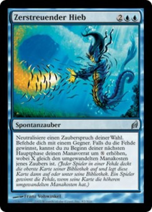 Zerstreuender Hieb