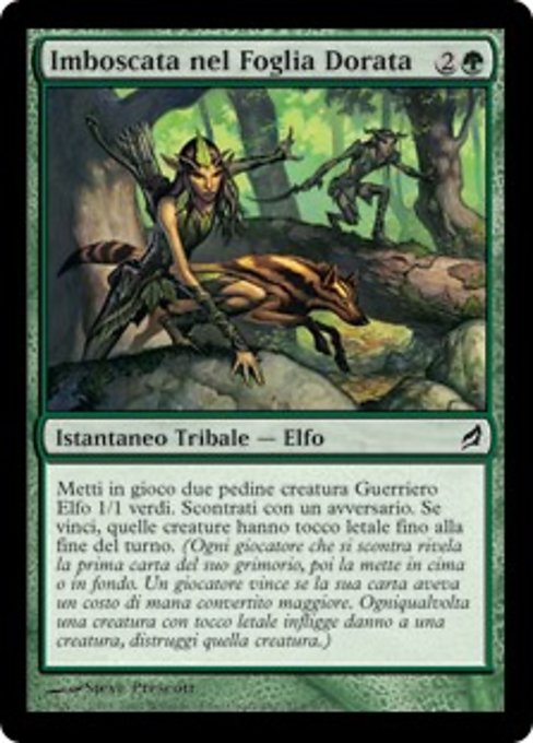 Imboscata nel Foglia Dorata