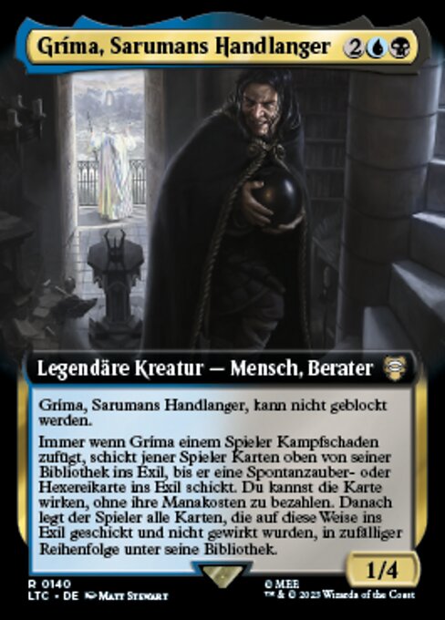 Gríma, Saruman's Footman