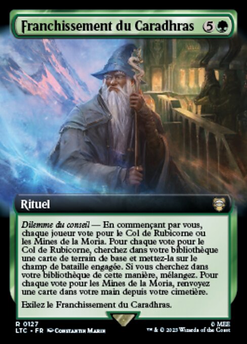 Franchissement du Caradhras