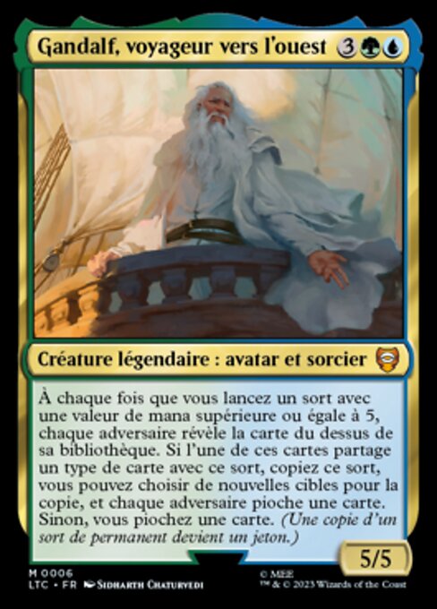 Gandalf, Westward Voyager