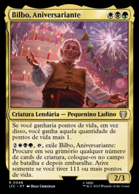 Bilbo, Aniversariante