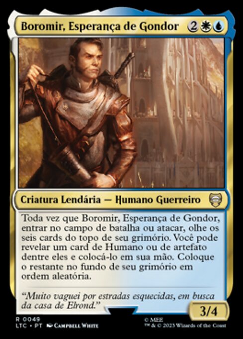 Boromir, Esperança de Gondor