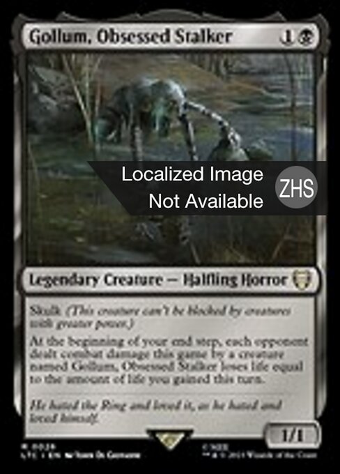Gollum, Obsessed Stalker