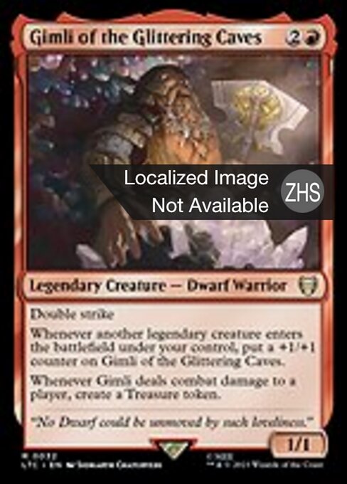 Gimli of the Glittering Caves