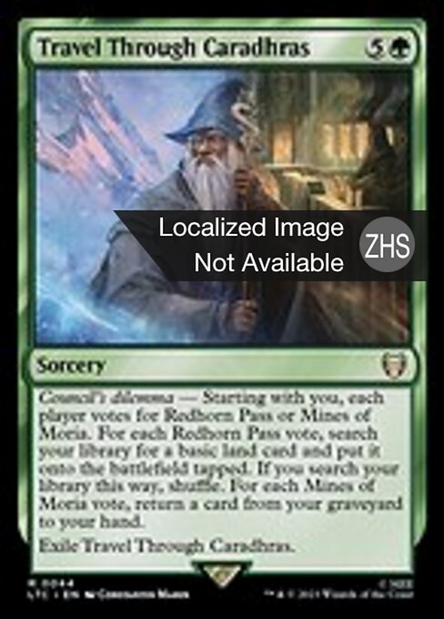 Travel Through Caradhras