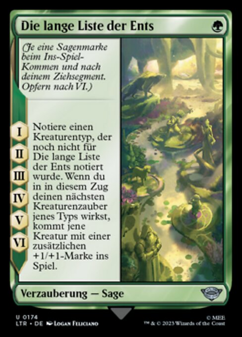 Die lange Liste der Ents