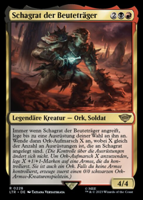 Schagrat der Beuteträger
