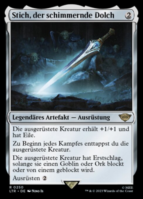 Stich, der schimmernde Dolch