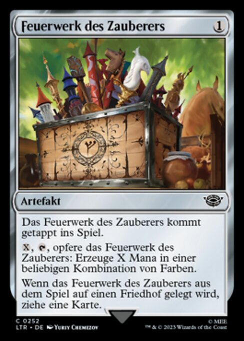 Feuerwerk des Zauberers
