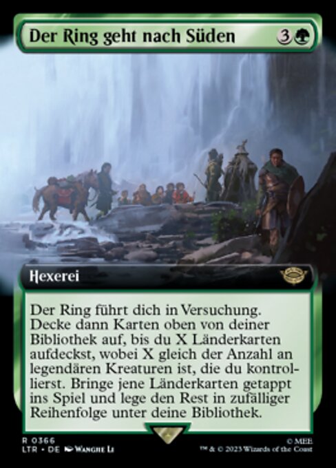 Der Ring geht nach Süden