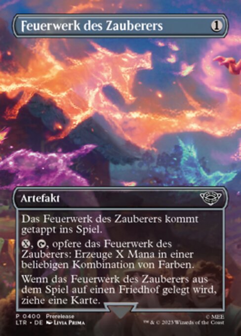 Feuerwerk des Zauberers