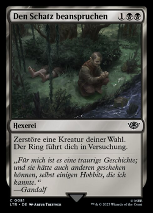 Den Schatz beanspruchen