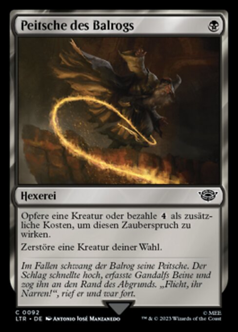 Peitsche des Balrogs