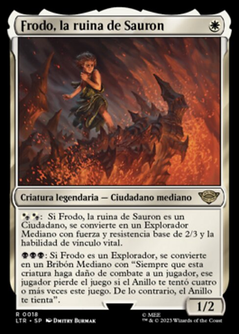 Frodo, la ruina de Sauron