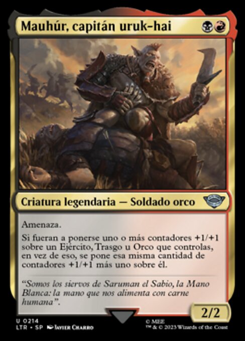 Mauhúr, Uruk-hai Captain