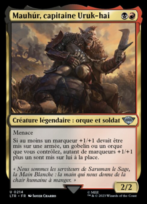 Mauhúr, Uruk-hai Captain