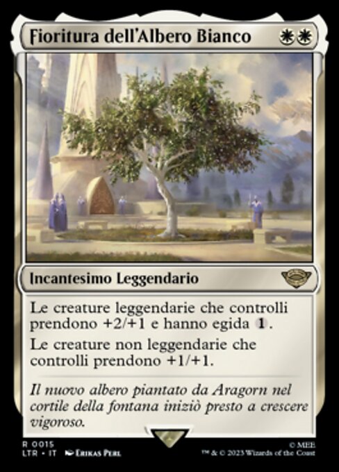 Fioritura dell'Albero Bianco