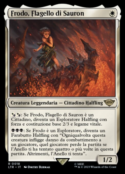 Frodo, Flagello di Sauron