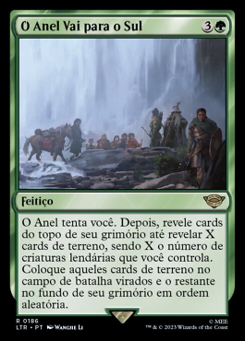 O Anel Vai para o Sul