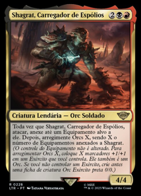 Shagrat, Carregador de Espólios