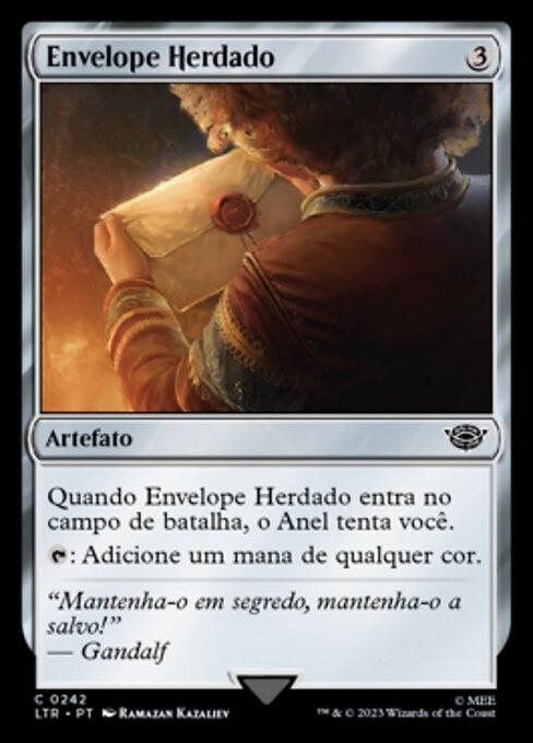 Envelope Herdado