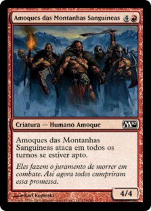 Amoques das Montanhas Sanguíneas