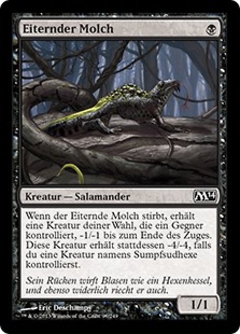 Eiternder Molch
