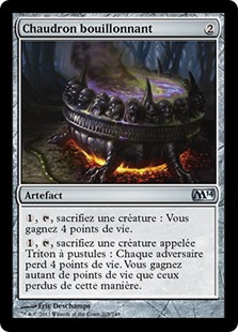 Chaudron bouillonnant