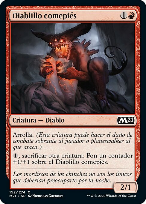 Diablillo comepiés