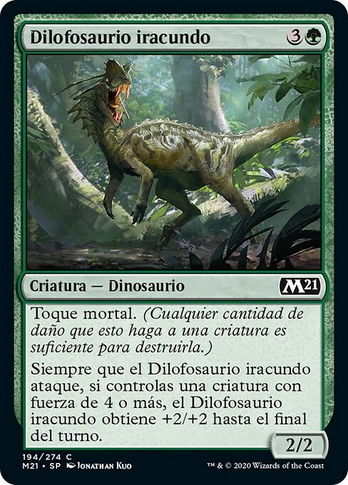 Dilofosaurio iracundo
