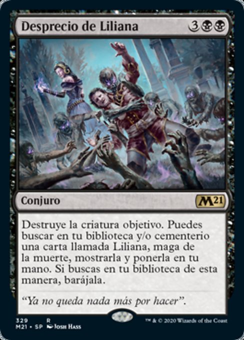 Desprecio de Liliana