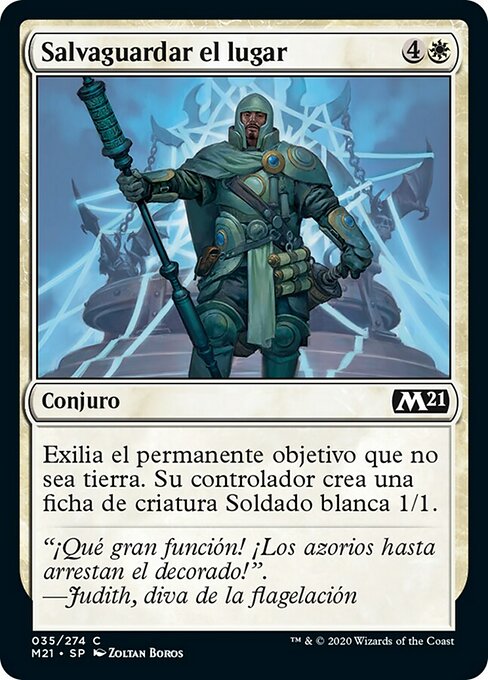 Salvaguardar el lugar