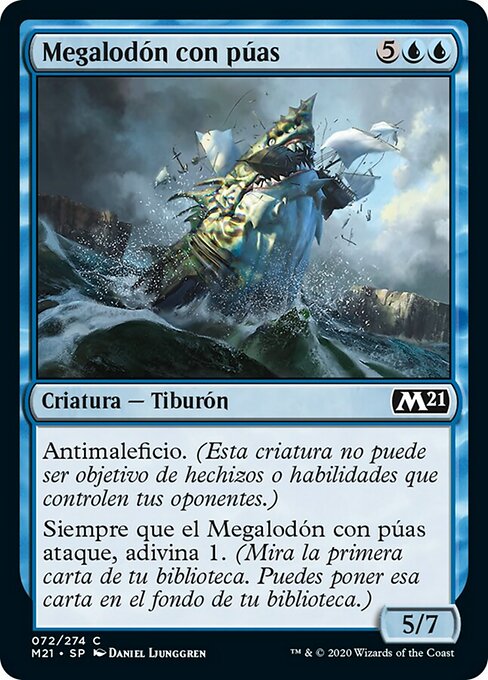 Megalodón con púas