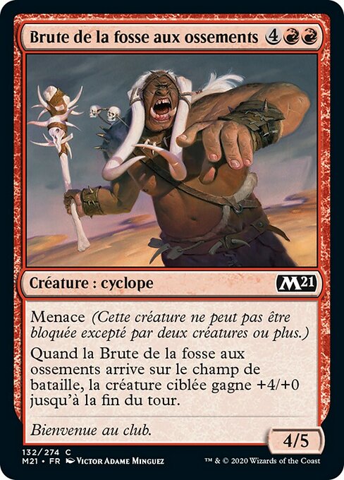 Brute de la fosse aux ossements