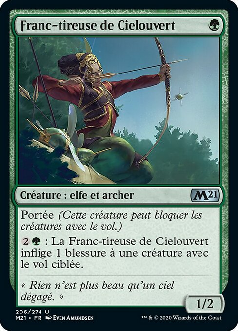 Franc-tireuse de Cielouvert
