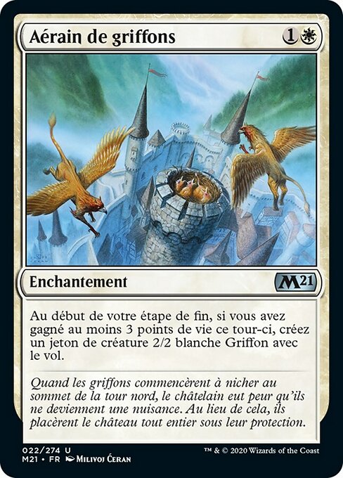 Aérain de griffons