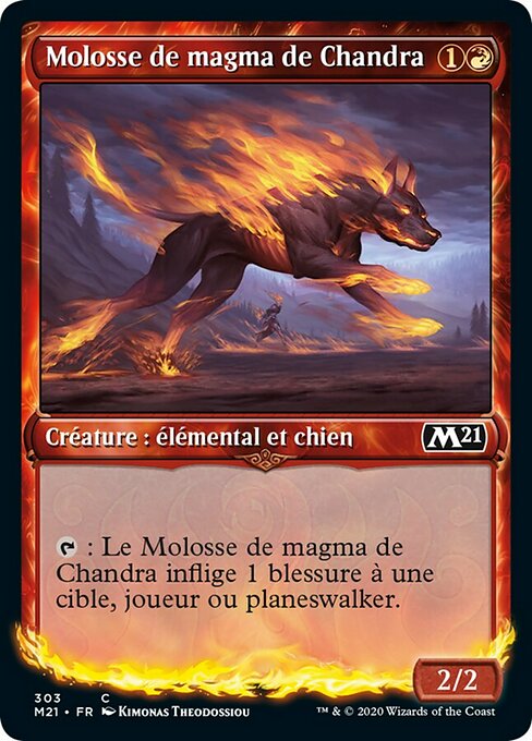 Molosse de magma de Chandra