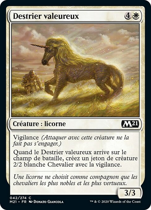 Destrier valeureux