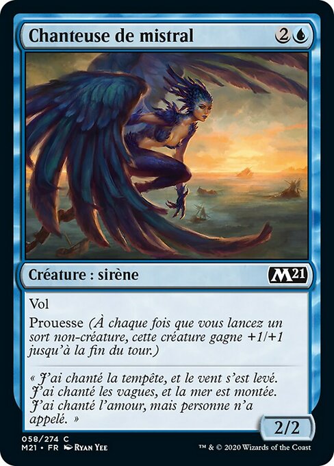 Chanteuse de mistral