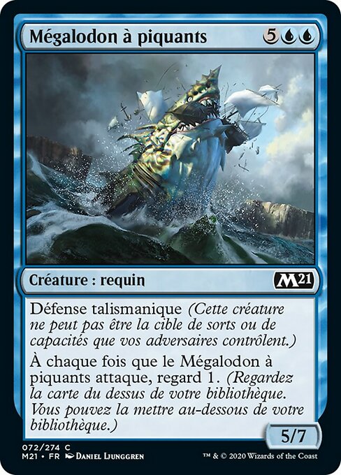 Mégalodon à piquants