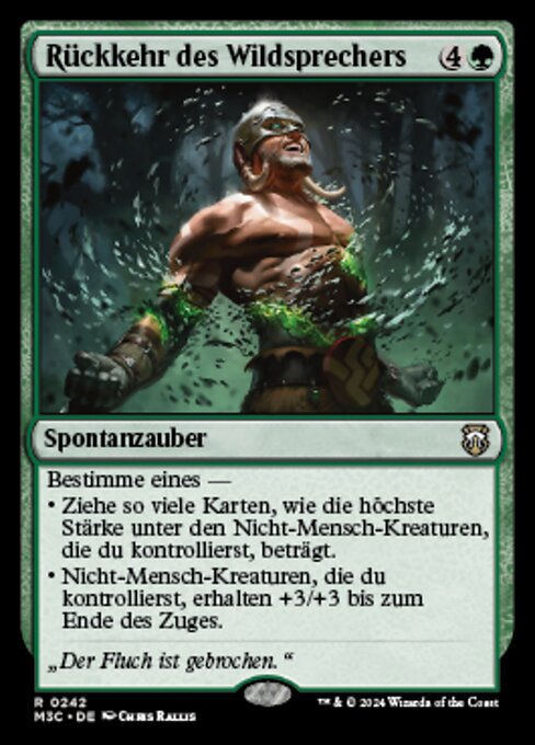 Return of the Wildspeaker