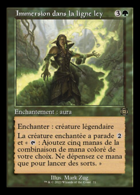 Immersion dans la ligne ley