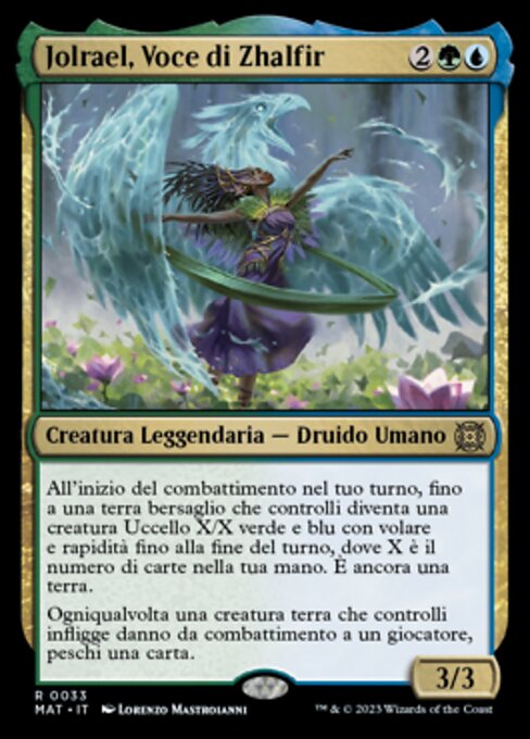 Jolrael, Voce di Zhalfir