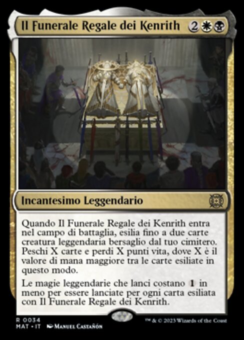 Il Funerale Regale dei Kenrith