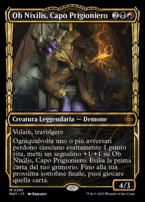 Ob Nixilis, Capo Prigioniero