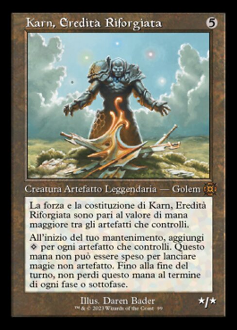 Karn, Legacy Reforged
