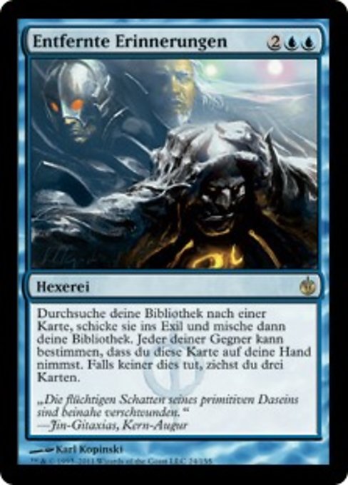 Entfernte Erinnerungen