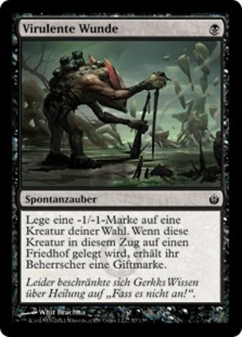 Virulente Wunde