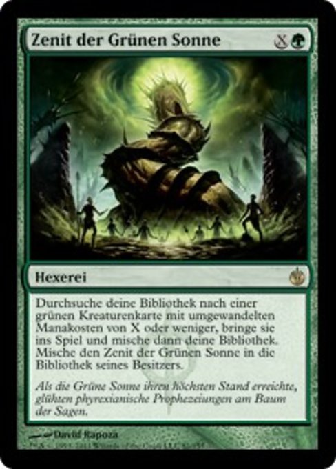 Zenit der Grünen Sonne